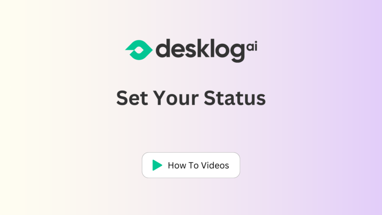 How To: Set Your Status